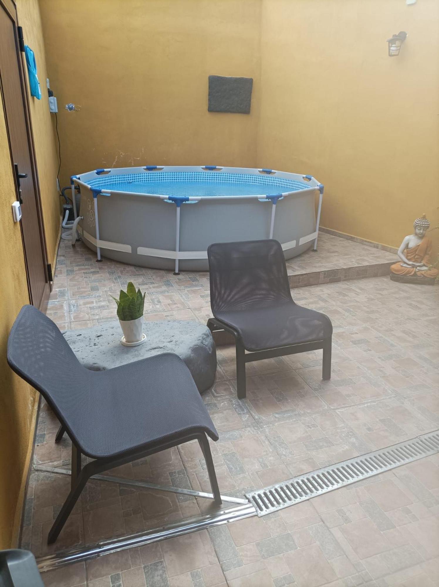 איקוד דה לוס וינוס Tradicional Casa Canaria Con Piscina Y Vistas Al Teide מראה חיצוני תמונה